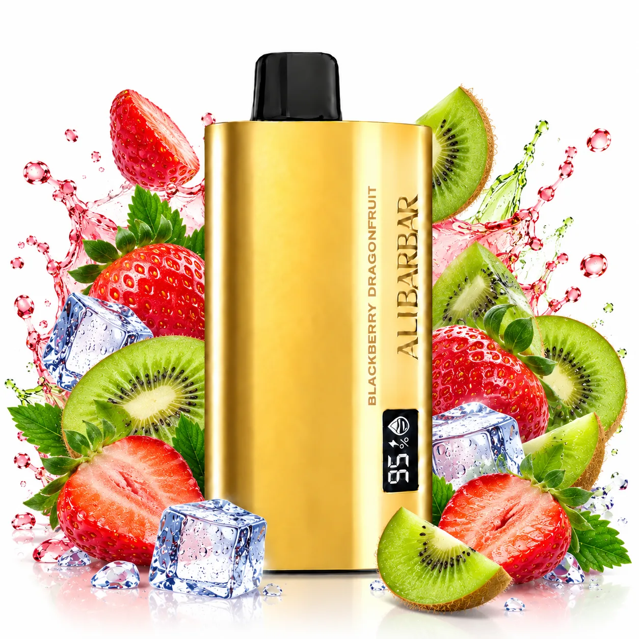 ALIBARBAR TEQ 12000 Puffs –Strawberry kiwi