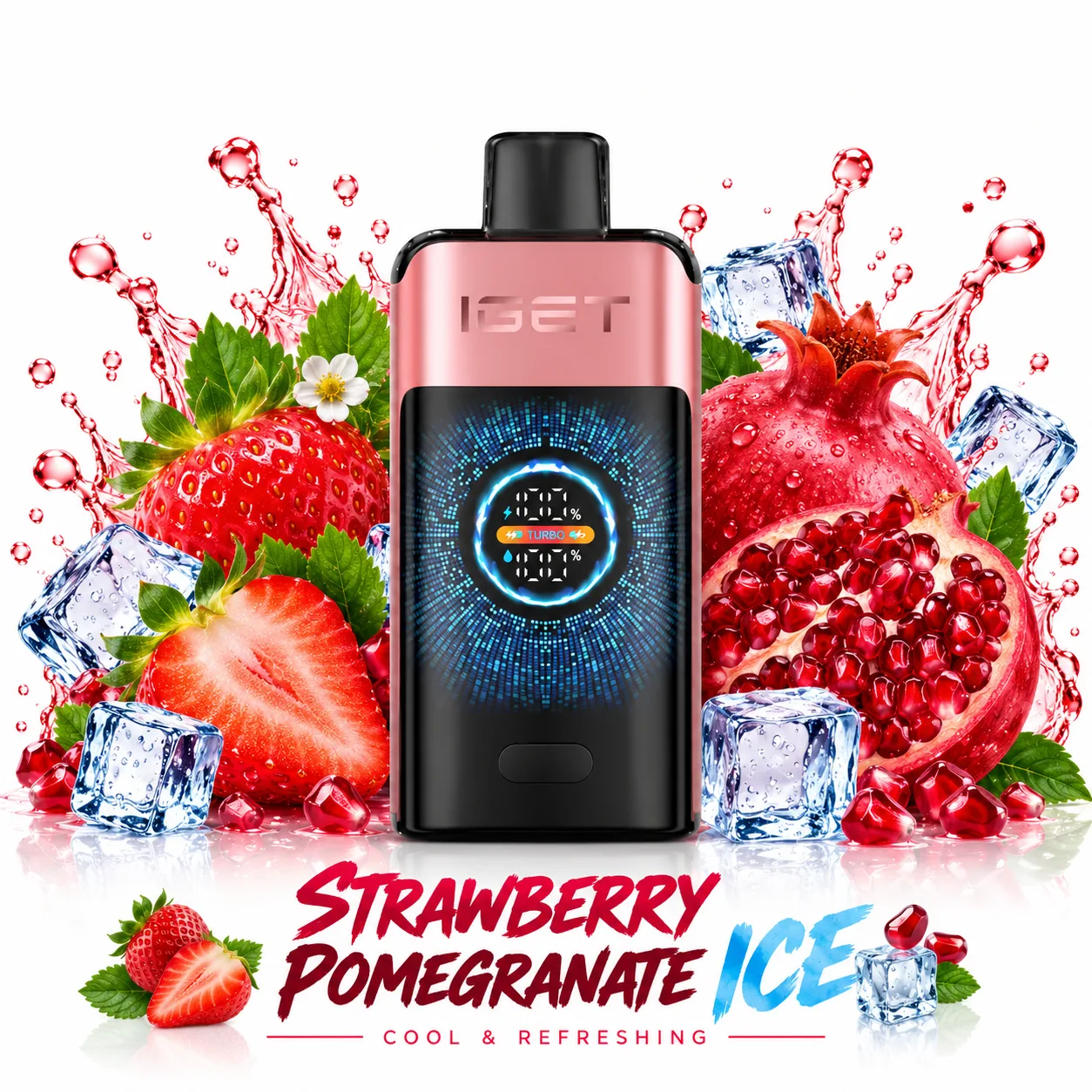 IGET One 12000 Puffs – Strawberry Pomegranate